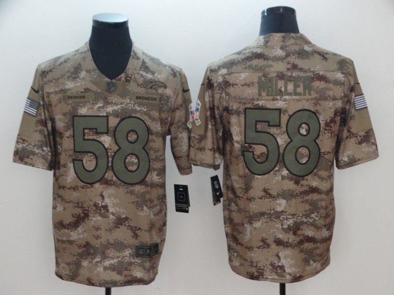 Men Denver Broncos #58 Miller Camo Nike Limited NFL Jersey->denver broncos->NFL Jersey